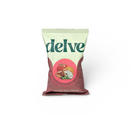 Delve Tomato & Tuscan Herbs Roasted Oat Crisps
