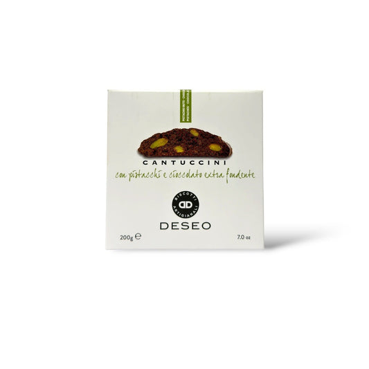 Deseo Cantuccini with Pistachio and Extra Dark Chocolate 200g