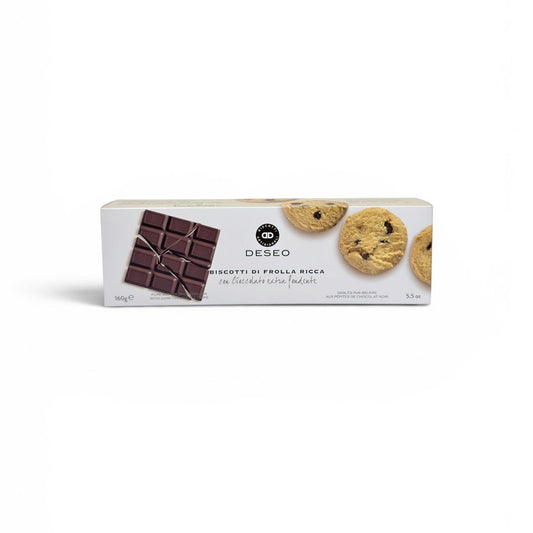Deseo Rich Shortbread Biscuits with Dark Chocolate Chips