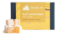 Ozerlat Real Turkish Delight Zesty Lemon 200g