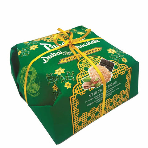 LAZZARONI Wrapped Dubai Chocolate Panettone