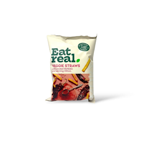 Eat real Veggie Straws with Paprika & Chilli