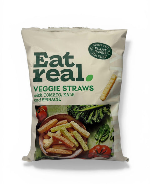 EAT REAL Veggie Straws with Tomato, Kale & Spinach 110g