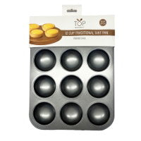 Top Gourmet Round-Bottom 12-Cup Tart Pan