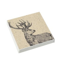 Proud Deer 3-Ply Paper Napkins 33 x 33cm (Pack of 20)