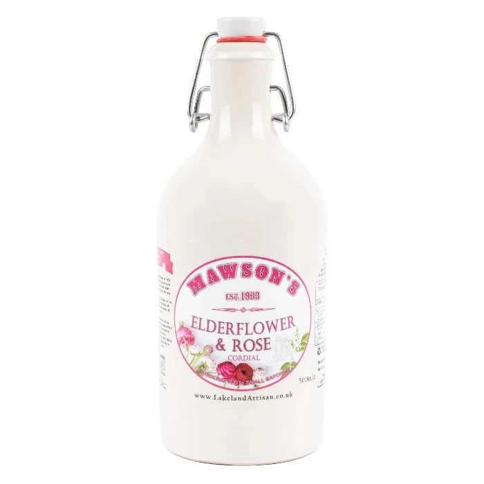 MAWSON'S Elderflower & Rose Cordial 500ml