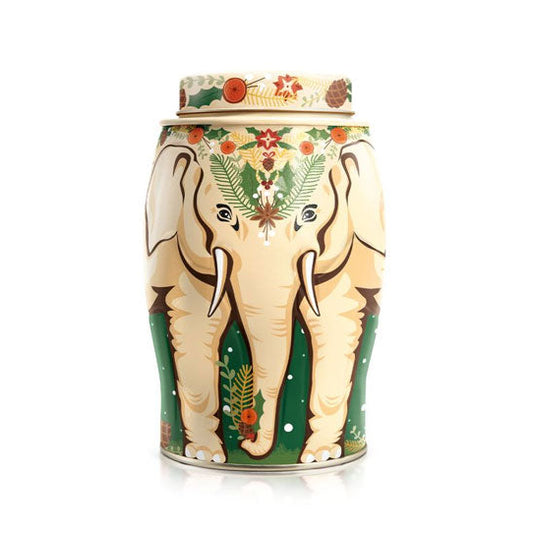 WILLIAMSON TEA Winter Garland Elephant Caddy Christmas Blend Teabags