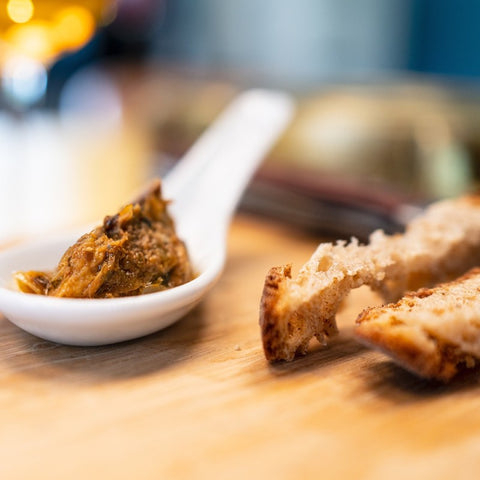 L’ATELIER DU CUISINIER Emietté of haddock with tomato caviar 90g Jar