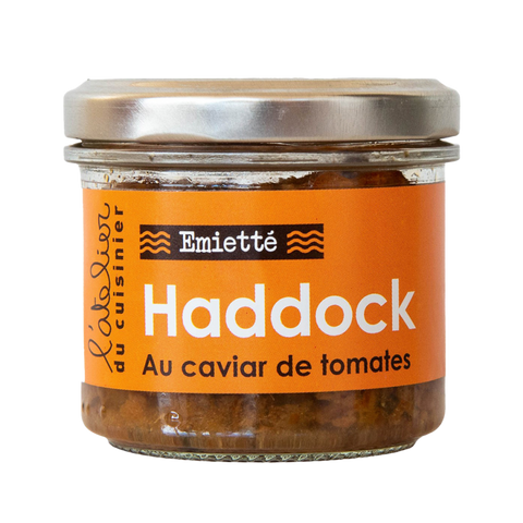 L’ATELIER DU CUISINIER Emietté of haddock with tomato caviar 90g Jar