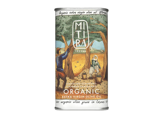 Mitira Lesvos Organic Extra Virgin Olive Oil Tin 250ml