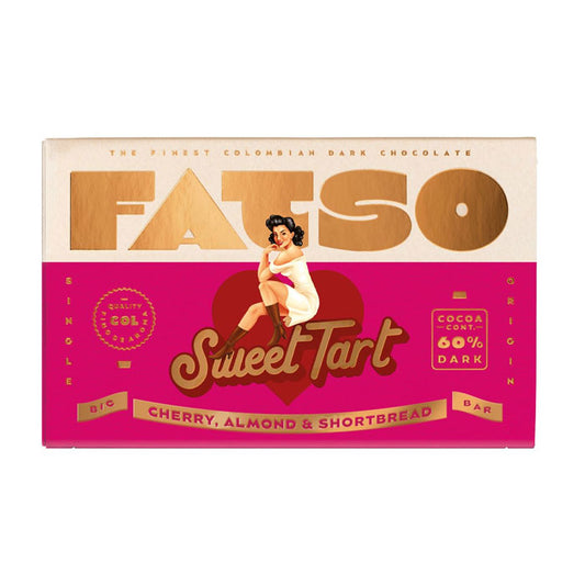 FATSO Sweet Tart 60% Dark Craft Chocolate 150g