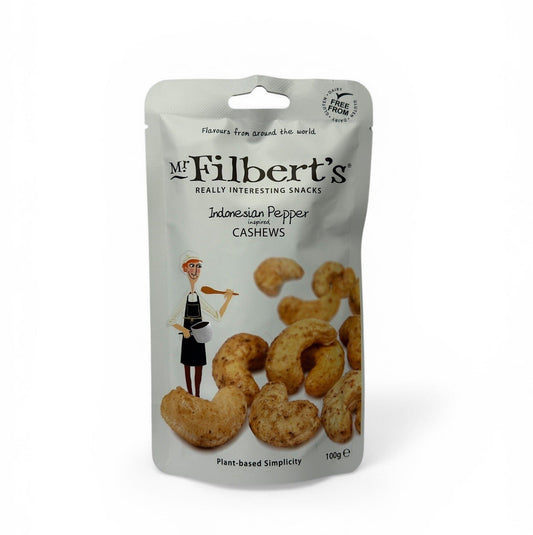 MR FILBERT Indonesian Pepper Cashews 100g