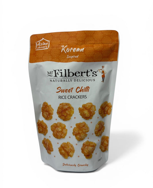 MR FILBERTS Korean Inspired Sweet Chilli Rice Crackers 150g