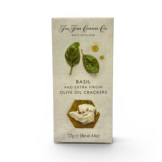 THE FINE CHEESE CO. Basil & Extra Virgin Olive Oil Crackers