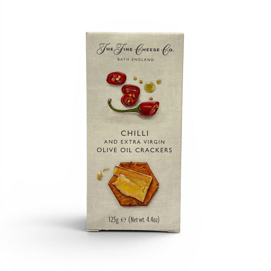 THE FINE CHEESE CO. Chilli & Extra Virgin Olive Oil Crackers