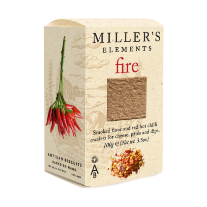 MILLER’S EARTH CRACKERS Element Fire 100g