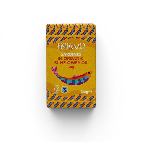 Fish4Ever Sardines in Organic Sunflower Oil 120g