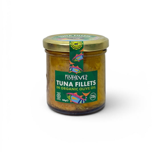 Fish4Ever Tuna Fillets in Organic Olive Oil 150g