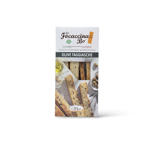 La Focaccina Bo Focaccia Sticks with Taggiasca Olives