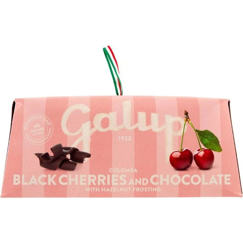 GALUP Colomba With Black Cherries, Chocolate & Hazelnut Glaze 750g