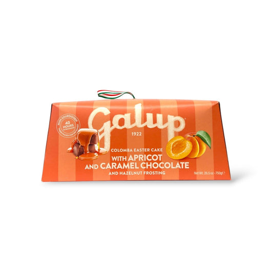Galup La Colomba Apricot and Caramel Chocolate with Hazelnut Frosting 750g