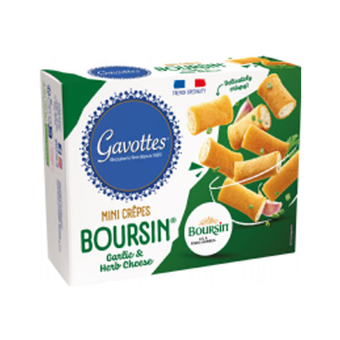 GAVOTTES Mini Crepes Boursin Garlic & Herbs
