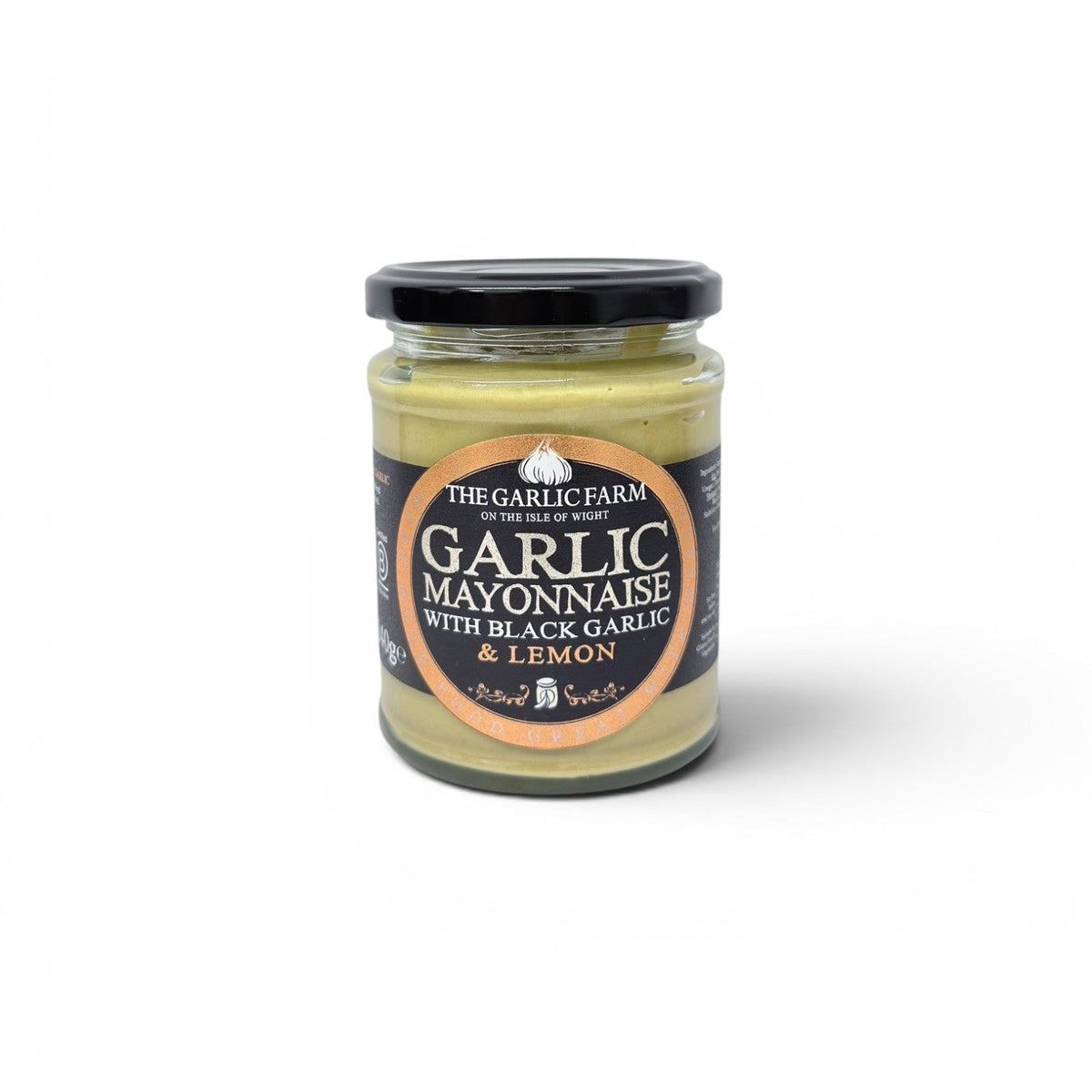 The Garlic Farm Black Garlic Mayonnaise 240g