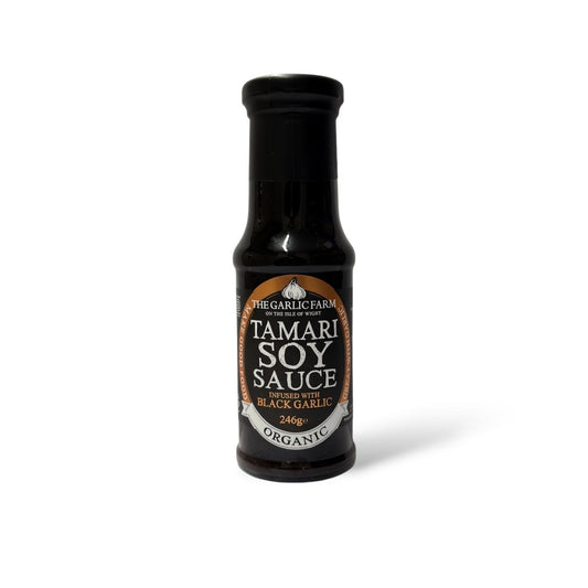 The Garlic Farm Tamari Soy Sauce with Black Garlic 246g