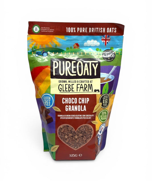 GLEBE FARM Pure Oaty Choco Chip Granola 325g