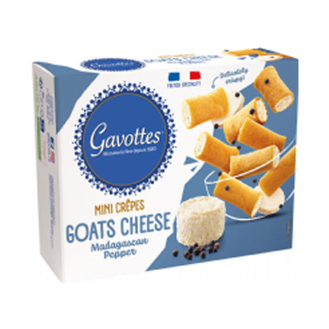 GAVOTTES Mini Crepes Goat's Cheese & Pepper
