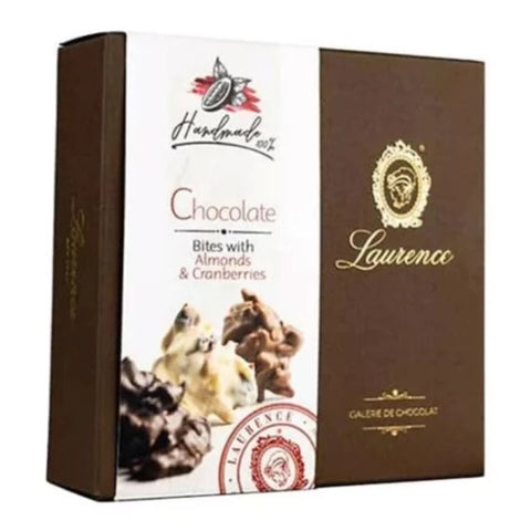 LAURENCE Chocolate Bites with Almond & Cranberries 140g