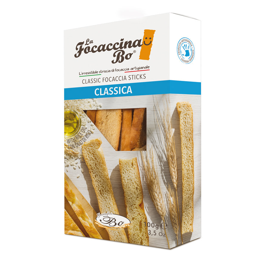 Grissinificio Bo Classic Focaccina 100g genuine matching original packaging