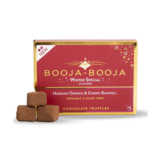 BOOJA BOOJA Hazelnut and Cherry Bakewell Truffles 92g