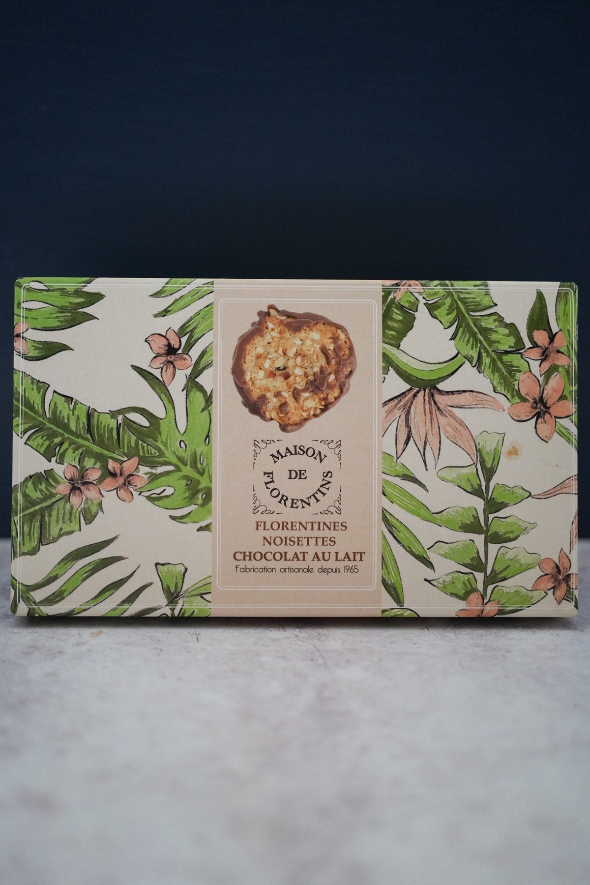 Maison de Florentins Hazelnut and Milk Chocolate Florentines 100g box