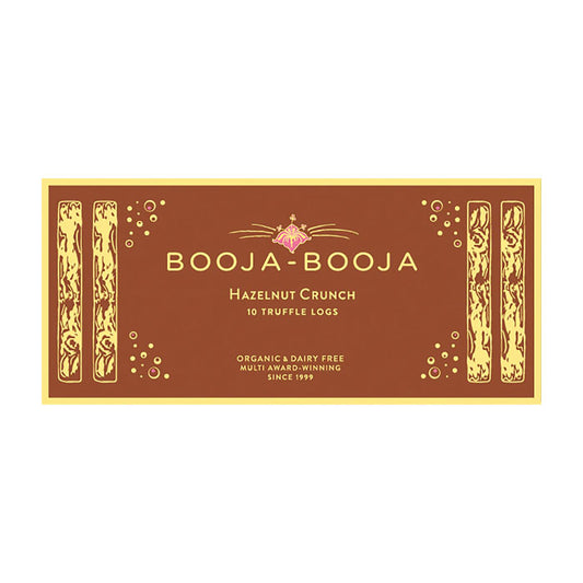 BOOJA BOOJA Hazelnut Crunch 10 Truffle Logs 115g