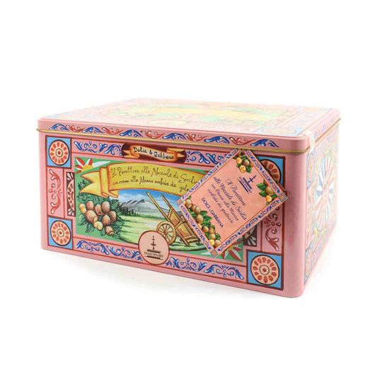 Fiasconaro x Dolce & Gabbana Panettone Nocciola di Sicilia (Sicilian Hazlenuts) (800G) Con Crema alla Manna