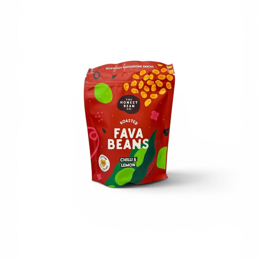 The Honest Bean Co. Roasted Fava Beans Chilli & Lemon 120g