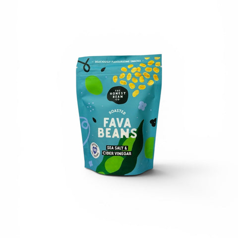 The Honest Bean Co. Roasted Fava Beans Sea Salt & Vinegar 120g