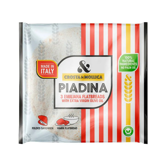 CROSTA & MOLLICA Piadina Flatbreads 300g