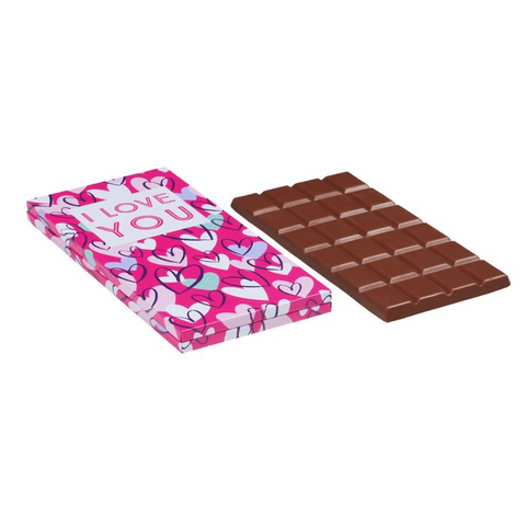 INFINITY BRANDS - I LOVE YOU Milk Chocolate Bar Gift Tin 80g