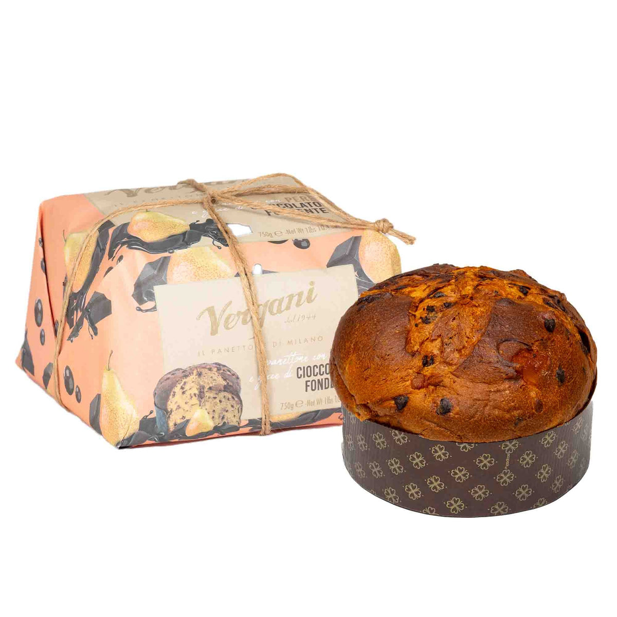 Vergani Chocolate & Pear Panettone 750g