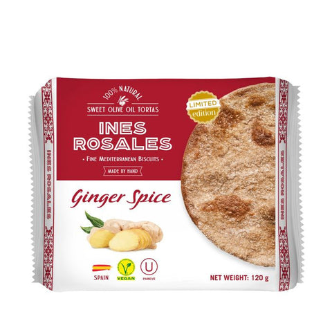INES ROSALES Ginger Spice Olive Oil Tortas