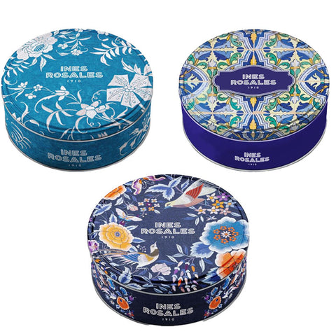 INES ROSALES Assorted Tins with 5 Individually Wrapped Olive Oil Tortas