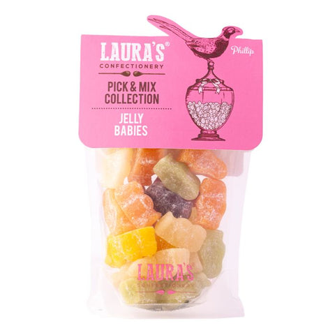 LAURA'S CONFECTIONERY Jelly Babies Pouch 148g