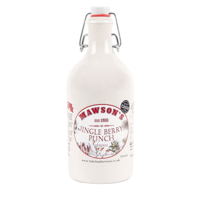 Mawson’s Jingle Berry Punch Cordial Stone Crock 500ml