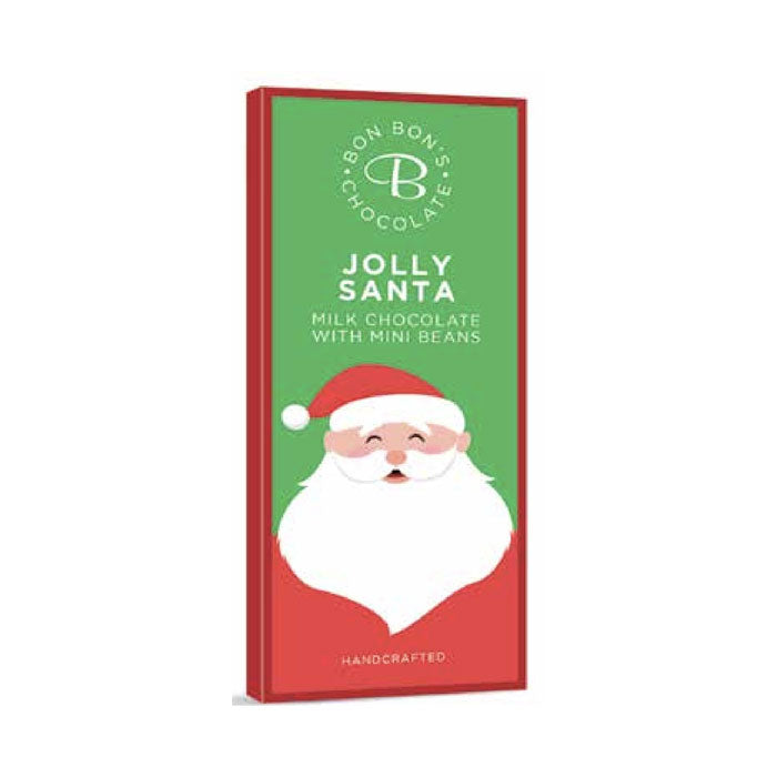 BonBon Christmas Chocolate Bar Jolly Santa design