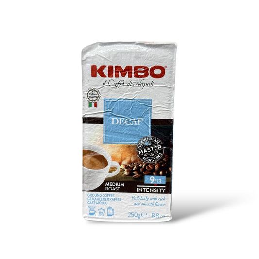 Kimbo Decaffeinated Ground Coffee 250g