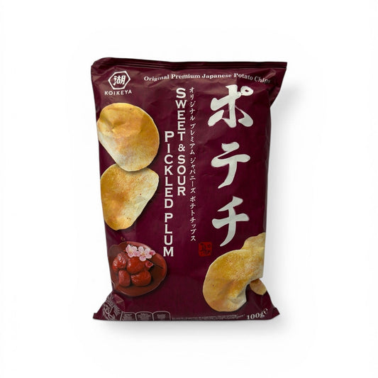 Koikeya Sweet & Sour Pickled Plum Crisps 100g