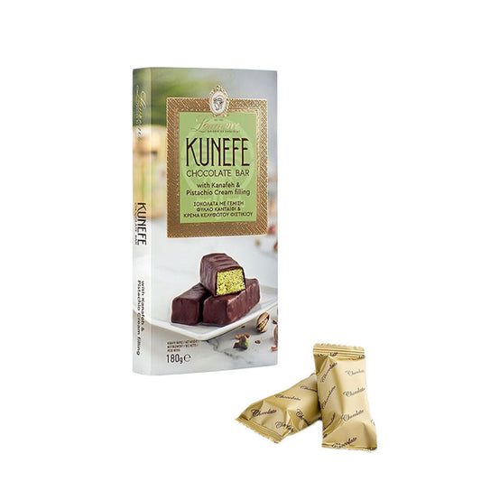 Laurence Kunefe Pistachio Filled Chocolate Bar 180g