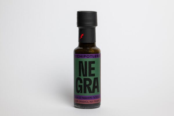 La Chipotlera Organic Salsa Negra 125ml bottle